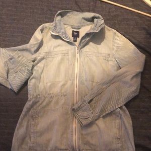 Striped utility jacket - size M